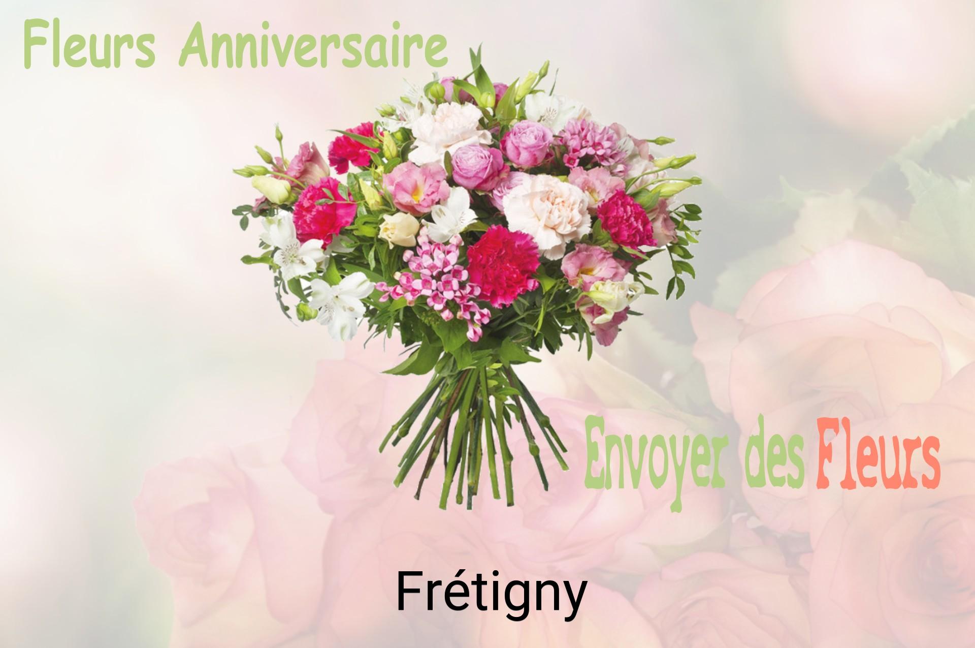 Bouquet de fleurs d’anniversaire livré à Frétigny